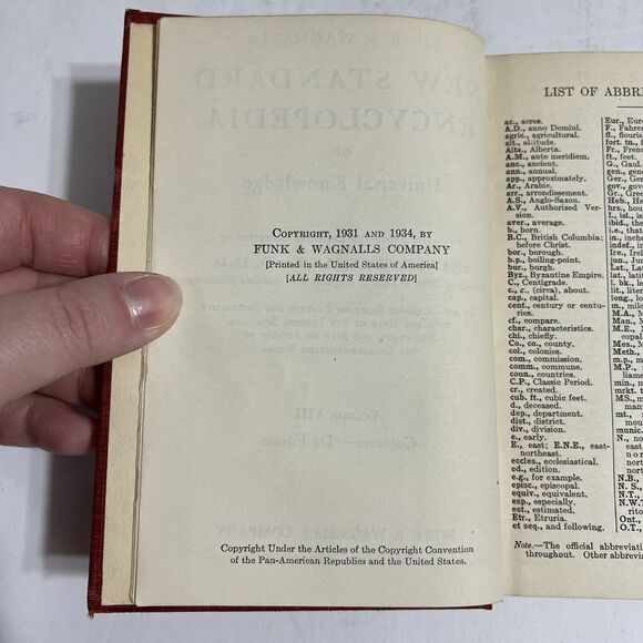 Funk and Wagnalls New Standard Encyclopedia 1934 Vol XIII Cotrone to De Forest - Picture 6 of 15